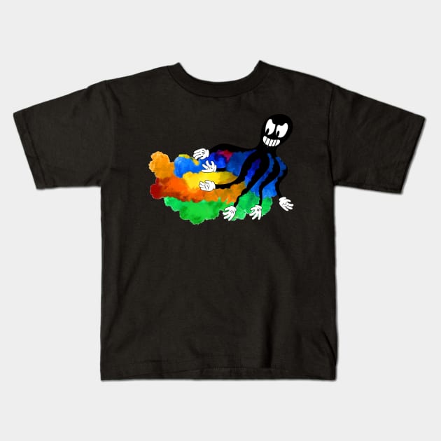 Color Attack Kids T-Shirt by sussanastewart